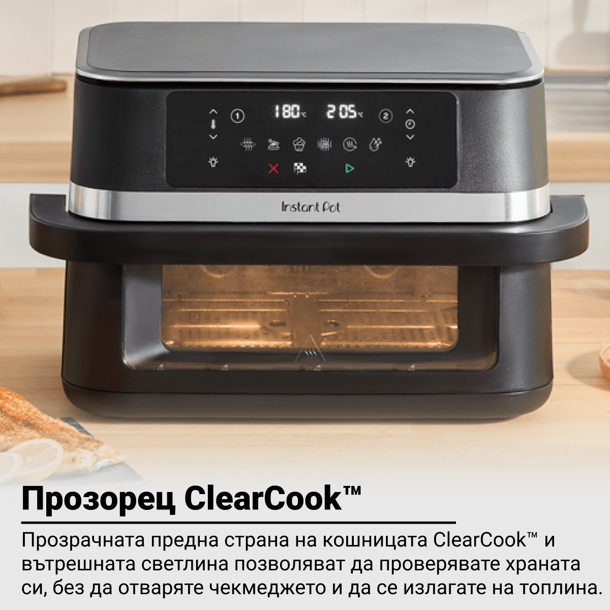 Разопакован Instant Vortex VersaZone XL ClearCook Air Fryer – бял (Категория 1) 10