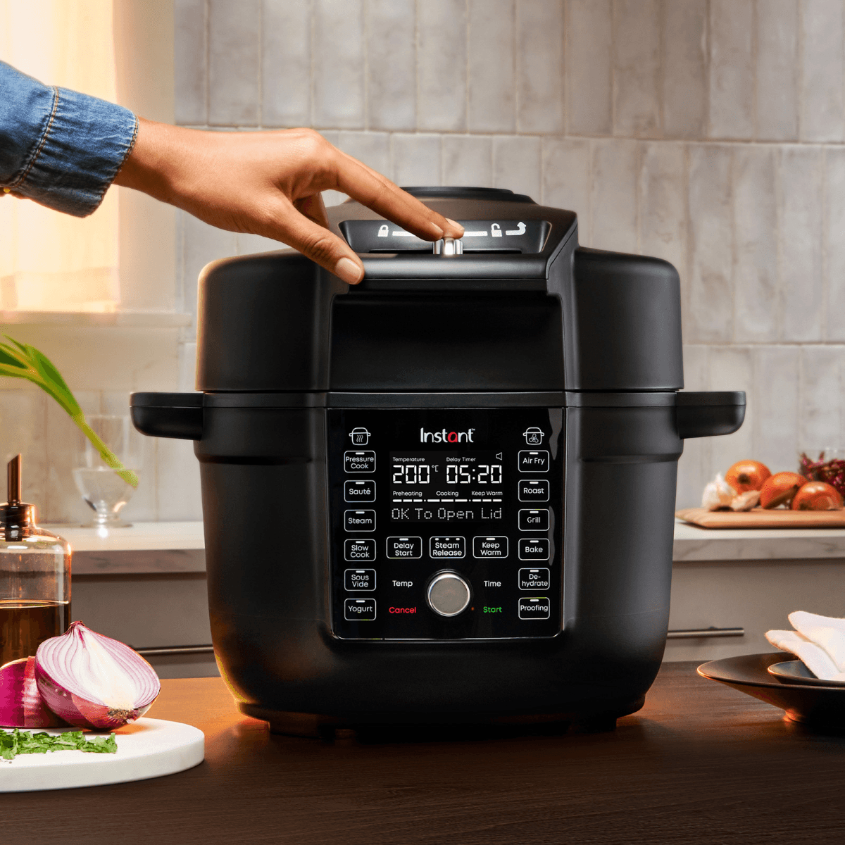 Разопакован Instant Pot DUO CRISP ULTIMATE LID 6.2L (Категория 1) 9