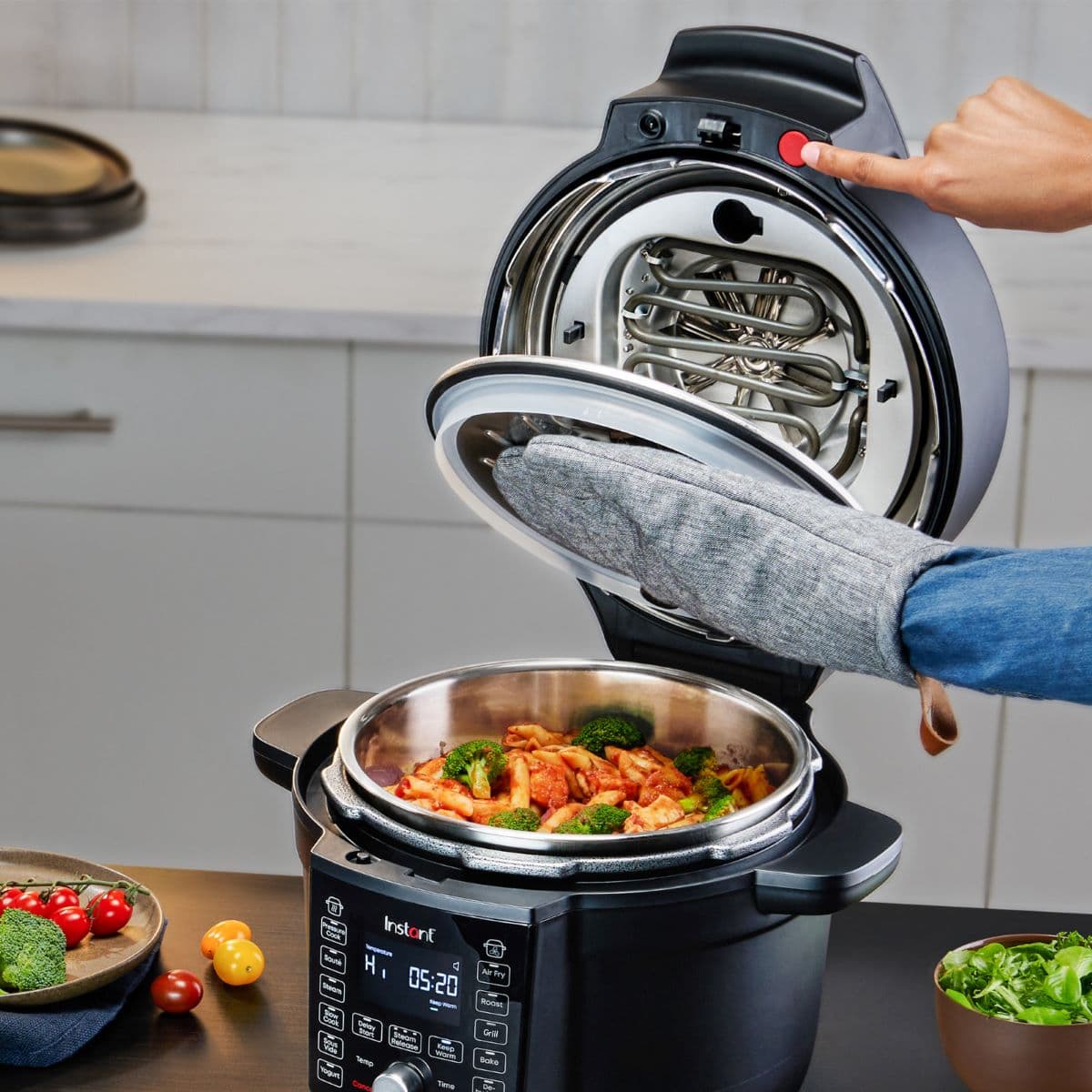 Разопакован Instant Pot DUO CRISP ULTIMATE LID 6.2L (Категория 1) 10