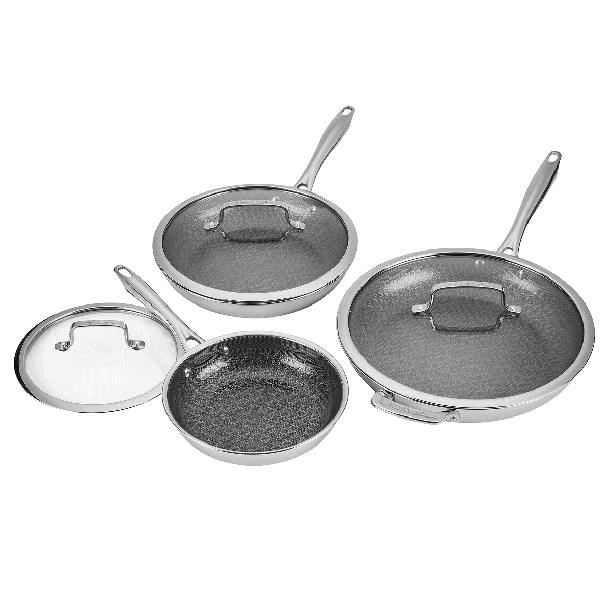 Комплект тигани от 6 части Cuisinart FusionElite+ Tri-Ply Stainless Steel