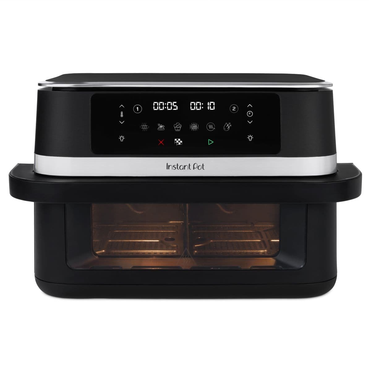 Разопакован Instant Vortex VersaZone XL ClearCook Air Fryer – черен (Категория 3)