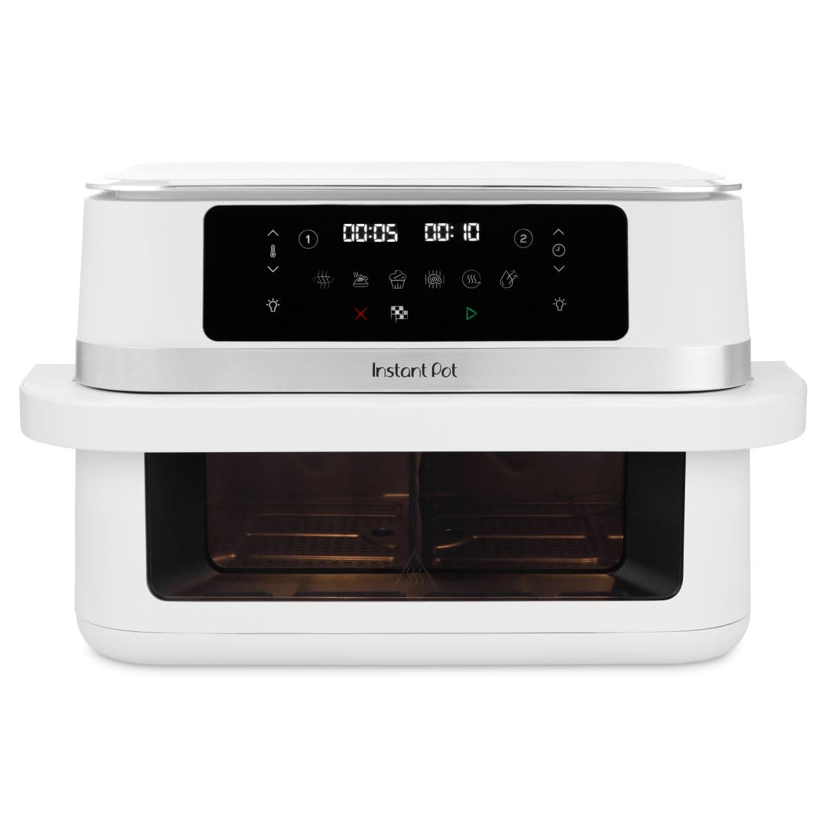 Разопакован Instant Vortex VersaZone XL ClearCook Air Fryer – бял (Категория 3)